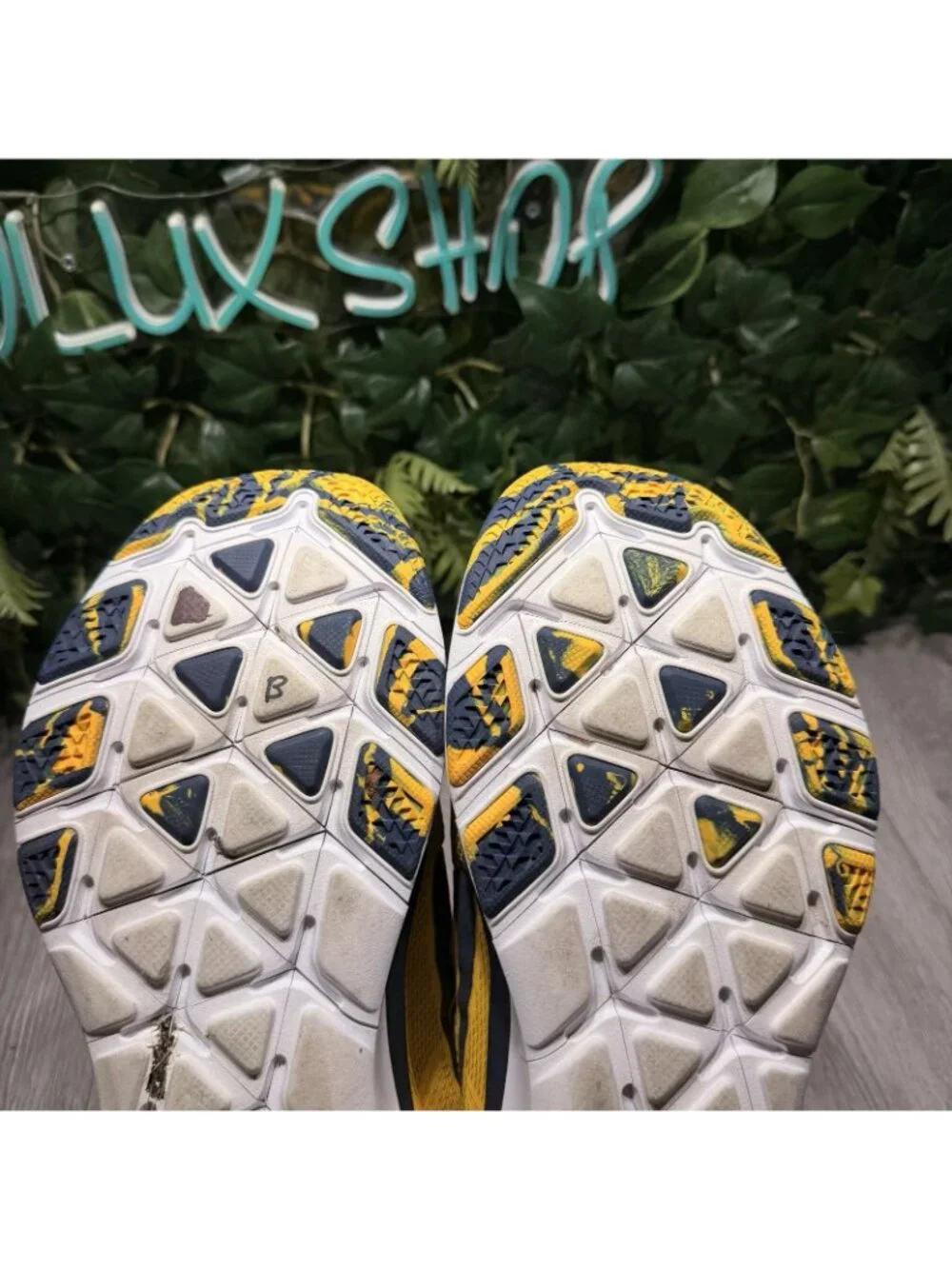 NIKE Free Men’s Michigan Wolverine’s Running Shoes 12.5 Blue Gold AA0881-700